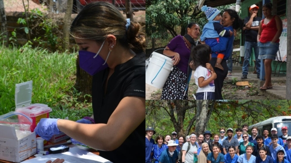 Students on the Honduras Medical Brigade, May 2023